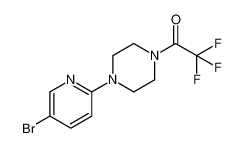 1-(4-(5-Bromopyridin-2-yl)piperazin-1-yl)-2,2,2-trifluoroethanone 1187385-94-9