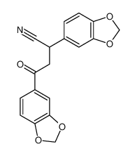 88755-23-1 2,4-bis(1,3-benzodioxol-5-yl)-4-oxobutanenitrile