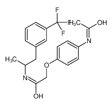 N-(4-methoxyphenyl)-N'-[1-[3-(trifluoromethyl)phenyl]propan-2-yl]propanediamide 40256-99-3