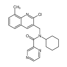 604780-22-5 structure, C22H23ClN4O