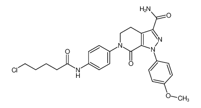 6-(4-(5-chloropentanamido)phenyl)-1-(4-methoxyphenyl)-7-oxo-4,5,6,7-tetrahydro-1H-pyrazolo[3,4-c]pyridine-3-carboxamide