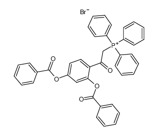 107127-91-3 (2-(2,4-bis(benzoyloxy)phenyl)-2-oxoethyl)triphenylphosphonium bromide