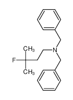 N,N-dibenzyl-3-fluoro-3-methylbutan-1-amine 1454690-45-9