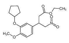 936567-24-7 spectrum, ethyl 3-(3-(cyclopentyloxy)-4-methoxyphenyl)-4-nitrobutanoate