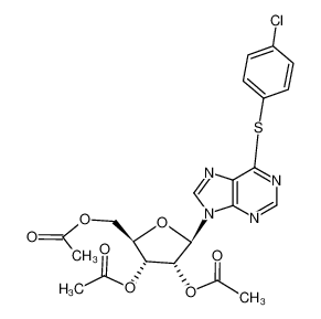 6-S-(4-氯苯基)-6-硫代-肌苷2’,3’,5’-三乙酸酯