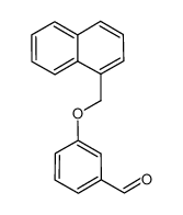 3-(naphthalen-1-ylmethoxy)benzaldehyde 130205-11-7