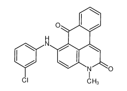 6-[(3-chlorophenyl)amino]-3-methyl-3H-naphtho[1,2,3-de]quinoline-2,7-dione 58221-90-2