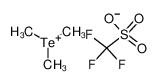 109528-18-9 structure, C4H9F3O3STe