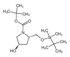 125653-58-9 structure, C16H33NO4Si