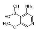 (3-amino-5-methoxypyridin-4-yl)boronic acid 1264140-10-4