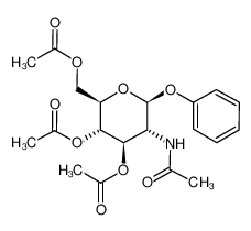 [(2R,3S,4R,5R,6S)-5-acetamido-3,4-diacetyloxy-6-phenoxyoxan-2-yl]methyl acetate 13089-21-9