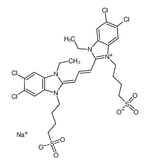 18462-64-1 structure, C29H33Cl4N4NaO6S2