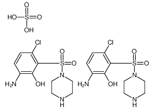 960495-45-8 structure, C20H30Cl2N6O10S3