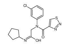 606115-74-6 structure, C16H17ClN4O2S