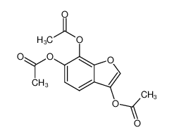 68123-31-9 spectrum, 3,6,7-Benzofurantriol triacetate