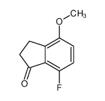 7-fluoro-4-methoxy-2,3-dihydroinden-1-one 1092347-31-3
