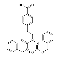 4-(2-{1,2-Bis[(benzyloxy)carbonyl]hydrazino}ethyl)benzoic acid 18969-60-3