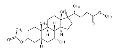 19684-68-5 (4R)-methyl 4-((3R,5R,7R,10S,13R,17R)-3-acetoxy-7-hydroxy-10,13-dimethylhexadecahydro-1H-cyclopenta[a]phenanthren-17-yl)pentanoate