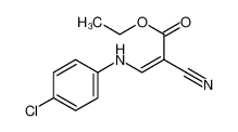 ethyl 3-(4-chloroanilino)-2-cyanoprop-2-enoate 59746-99-5