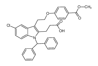 540524-73-0 structure, C34H30ClNO5