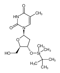 40733-27-5 spectrum, 1-[(2R,4S,5R)-4-[tert-butyl(dimethyl)silyl]oxy-5-(hydroxymethyl)oxolan-2-yl]-5-methylpyrimidine-2,4-dione