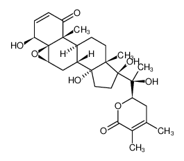 Ergosta-2,24-dien-26-oic acid, 5,6-epoxy-4,14,17,20,22-pentahydroxy-1-oxo-, .δ.-lactone 54334-04-2