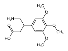 4-Amino-3-(3,4,5-trimethoxyphenyl)buttersaeure 127424-86-6