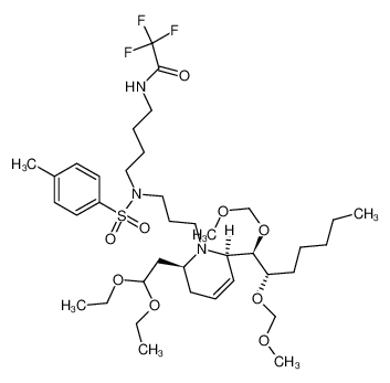 91377-22-9 structure, C38H64F3N3O9S