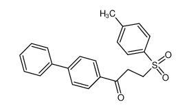 1-([1,1'-biphenyl]-4-yl)-3-tosylpropan-1-one 63472-09-3