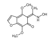 52631-78-4 spectrum, 5-[1-(hydroxyamino)ethylidene]-4,7-dimethoxy-1-benzofuran-6-one