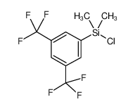 732306-23-9 structure, C10H9ClF6Si