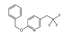 2-phenylmethoxy-5-(2,2,2-trifluoroethyl)pyridine 1245646-58-5