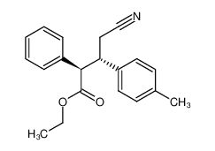 107234-83-3 spectrum, erythro-4-cyano-3-(4-methylphenyl)-2-phenylbutanoate d'ethyle