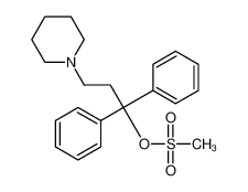 (1,1-diphenyl-3-piperidin-1-ylpropyl) methanesulfonate 53639-82-0