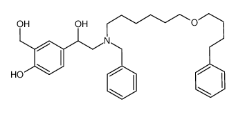 4-[2-[benzyl-[6-(4-phenylbutoxy)hexyl]amino]-1-hydroxyethyl]-2-(hydroxymethyl)phenol 934842-69-0