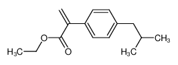 6448-12-0 ethyl 2-(4-isobutylphenyl)propenoate