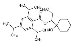 77256-76-9 1-(1-hydroxycyclohexyl)propyl 2,4,6-triisopropylbenzoate