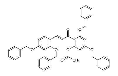 369371-85-7 spectrum, (E)-3,5-bis(benzyloxy)-2-(3-(2,4-bis(benzyloxy)phenyl)acryloyl)phenyl acetate