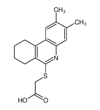 [(2,3-Dimethyl-7,8,9,10-tetrahydro-6-phenanthridinyl)sulfanyl]ace tic acid 606108-91-2