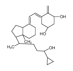 (1R,3S,5Z)-5-[(2E)-2-[(1R,3aS,7aR)-1-[(2R,5S)-5-cyclopropyl-5-hydroxypentan-2-yl]-7a-methyl-2,3,3a,5,6,7-hexahydro-1H-inden-4-ylidene]ethylidene]-4-methylidenecyclohexane-1,3-diol 112849-14-6