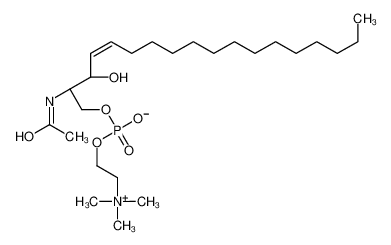 [(E,2S,3R)-2-acetamido-3-hydroxyoctadec-4-enyl] 2-(trimethylazaniumyl)ethyl phosphate 148306-05-2