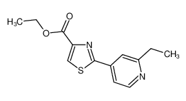 ethyl 2-(2-ethylpyridin-4-yl)-1,3-thiazole-4-carboxylate 630410-54-7