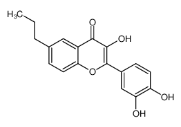 2-(3,4-Dihydroxyphenyl)-3-hydroxy-6-propyl-4H-chromen-4-one 1313738-79-2