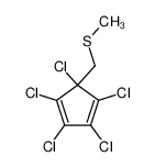 86897-44-1 structure, C7H5Cl5S