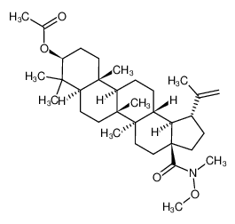 1025068-55-6 (3β)-N-methyl-N-methoxy-3-acetoxylup-20(29)-en-28-amide