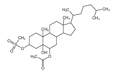 34408-47-4 structure, C30H52O6S