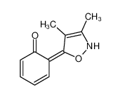 6-(3,4-dimethyl-2H-1,2-oxazol-5-ylidene)cyclohexa-2,4-dien-1-one 89047-19-8