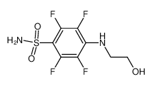 4400-88-8 2,3,5,6-tetrafluoro-4-((2-hydroxyethyl)amino)benzenesulfonamide