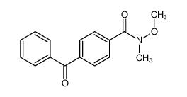 1052721-18-2 4-benzoyl-N-methoxy-N-methylbenzamide