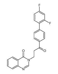 134563-15-8 structure, C23H16F2N2O2